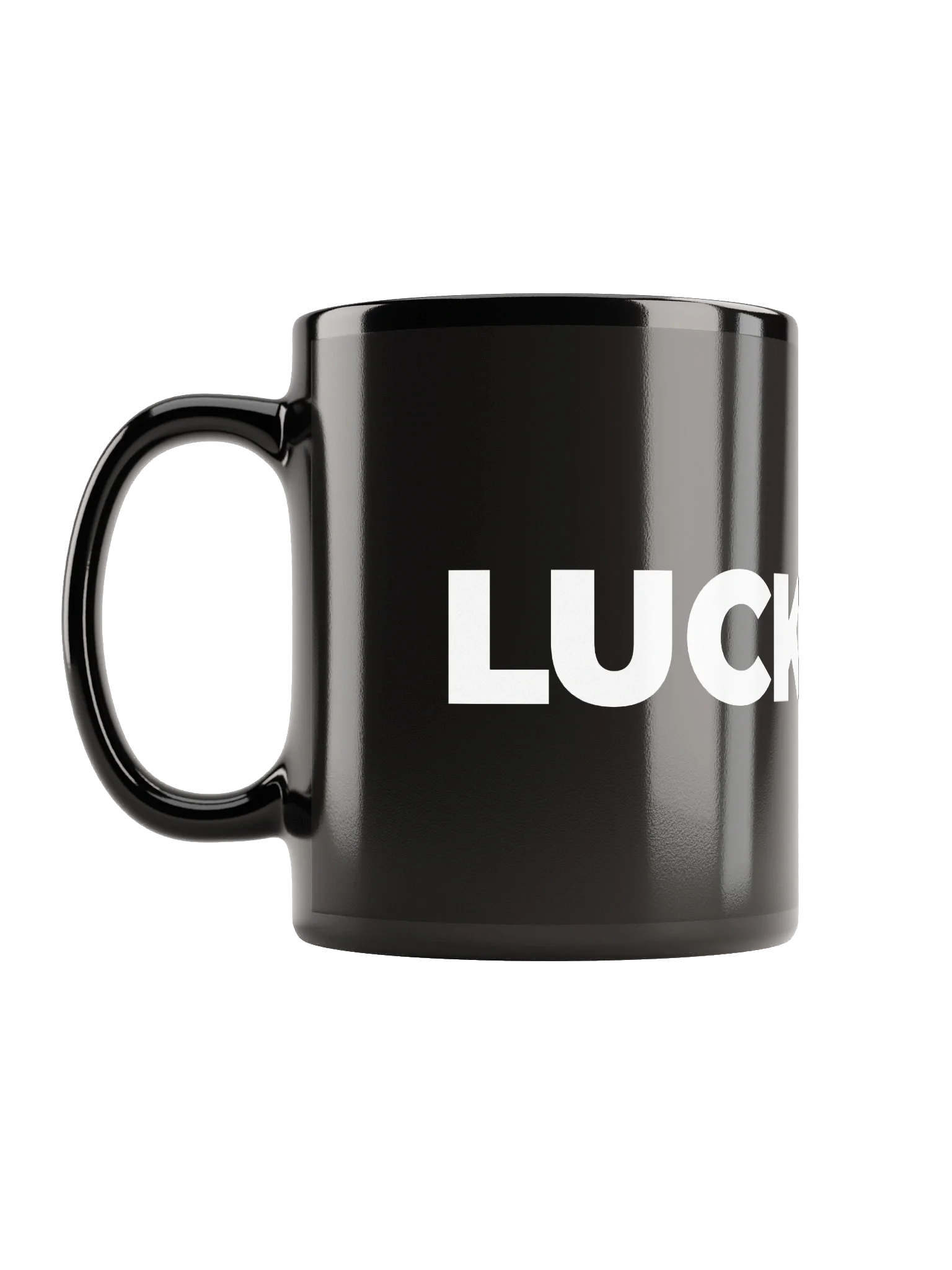 Lucky Cup mug, black