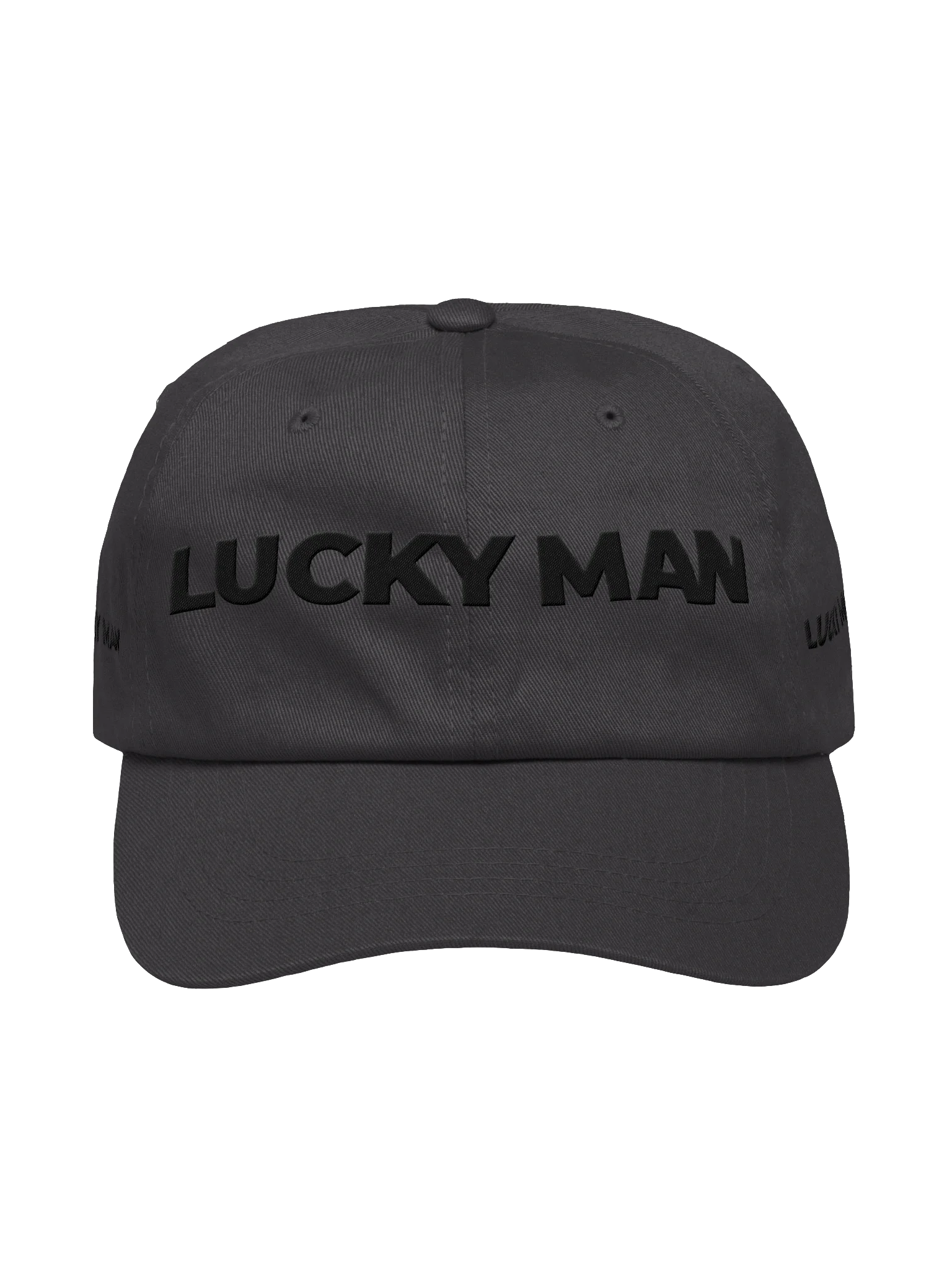Lucky Man embroidered hat