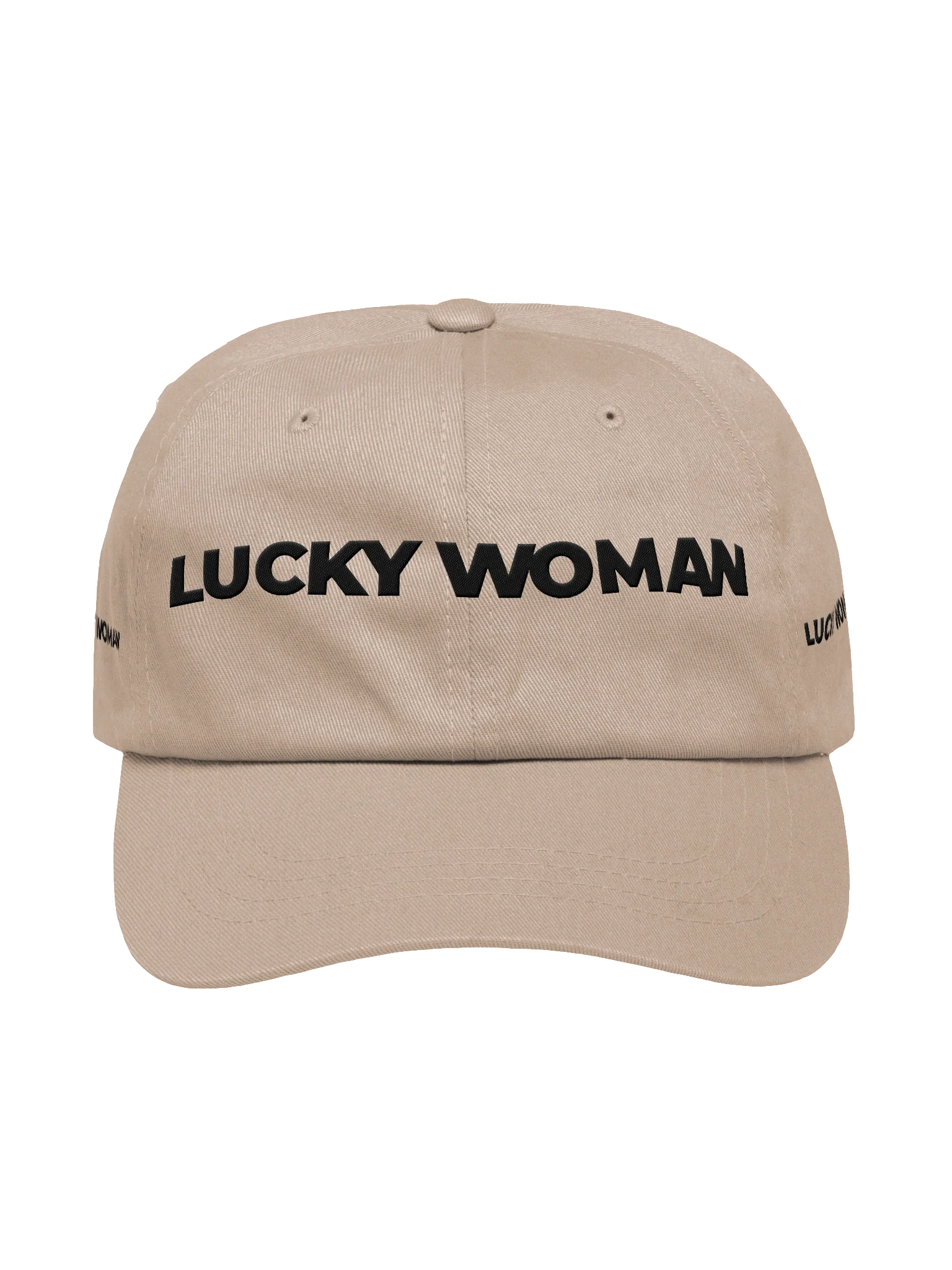Lucky Woman embroidered hat