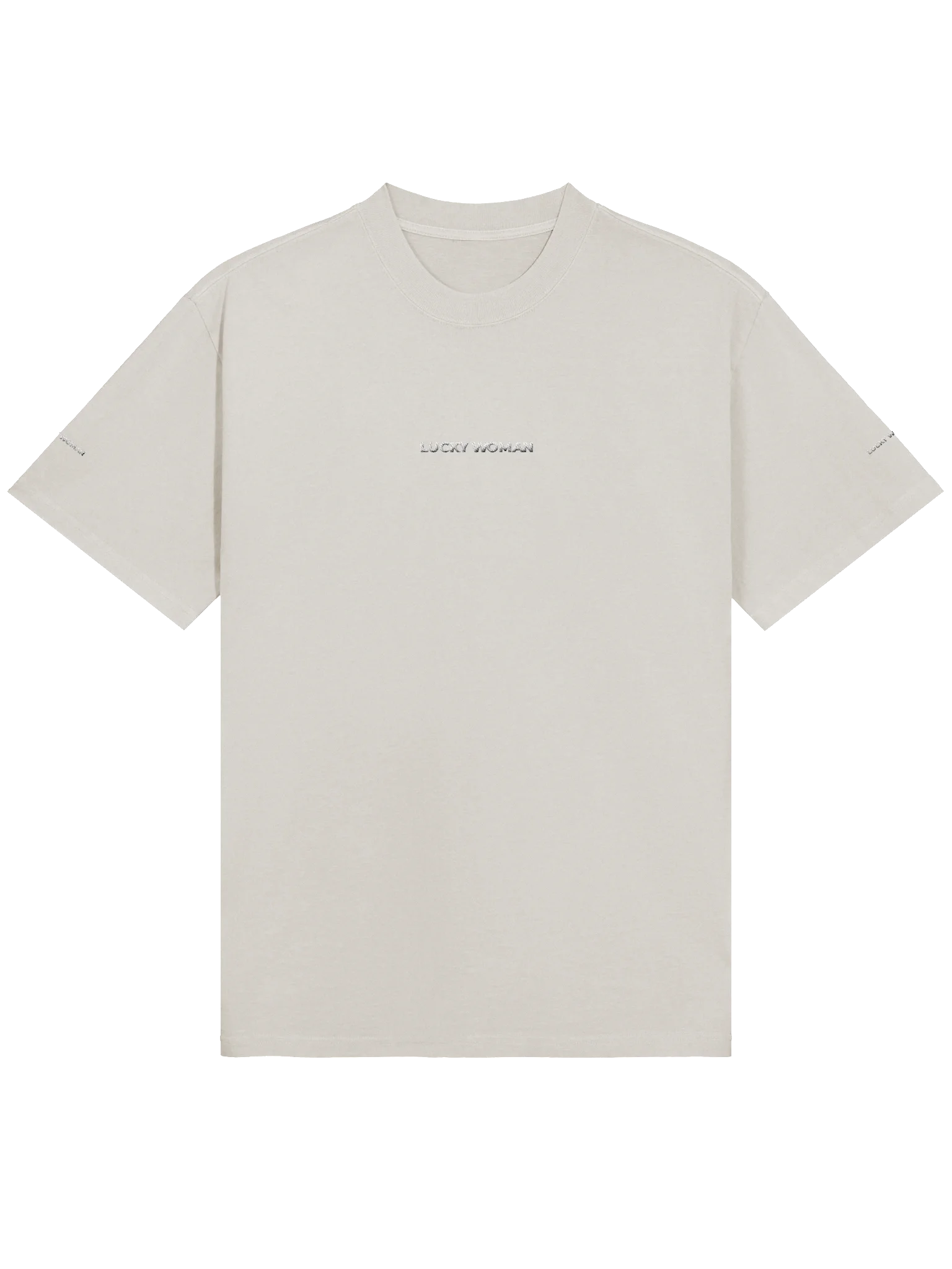 Lucky Woman premium embroidered t-shirt